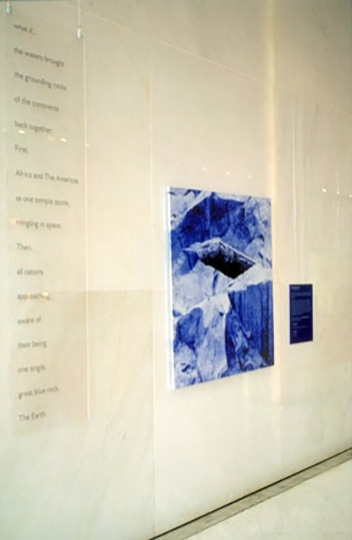 Denise Milan - Genetic blue Stone, The John F. Kennedy Center, EUA, 2002